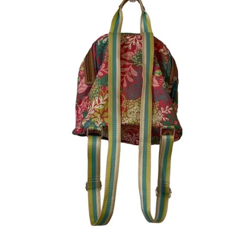 Lily Bloom Girl's Women's Chantal Small Backpack floral reef pink pastel floral